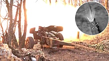 МО РФ продемонстрировало кадры боевого применения пушки «Рапира»