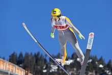 Российские летающие лыжники заняли восьмое место в командном турнире на этапе КМ в Лахти