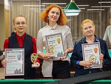 Активистка ЦМД «Коньково» стала призером городского турнира по русскому бильярду
