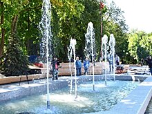 Пробный запуск фонтана в парке Белинского сочли успешным
