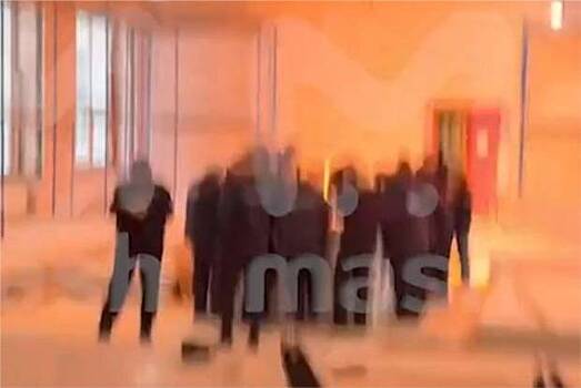 Появилось видео момента взрыва в российском центре подготовки МВД