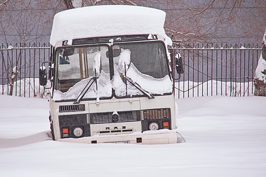 Почти половина месячной нормы снега выпала в Кемерове за день