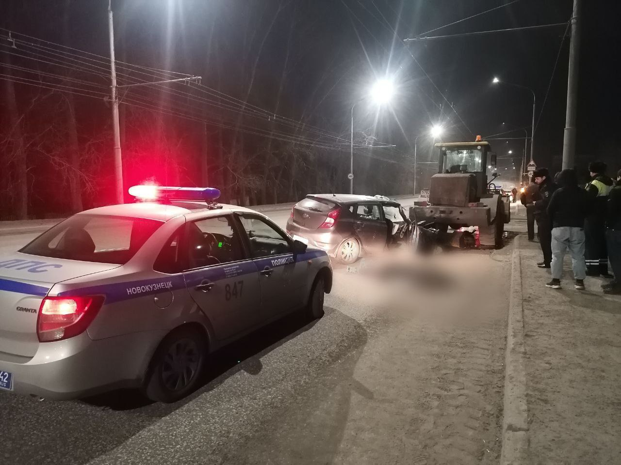 Момент гибели женщины на новокузнецком шоссе попал на видео