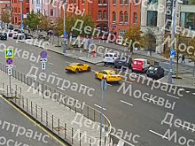 ДТП с участием спорткара Toyota Supra в Москве попало на видео