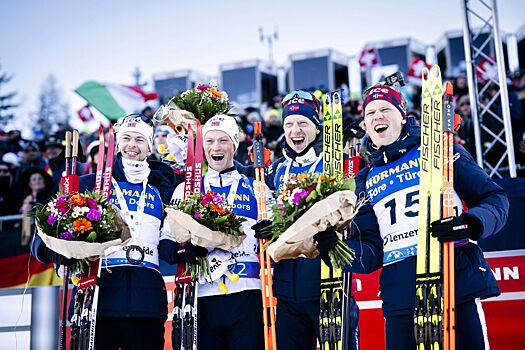 Кубок мира по биатлону — 2023/2024: Йоханнес Бё победил в гонке преследования в Ленцерхайде, норвежцы забрали все медали