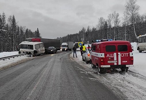 Сотрудники ГИБДД выясняют обстоятельства ДТП с автобусом, произошедшего в Челябинской области