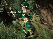 Лучница из Шервудского леса — косплей на Ashe из League of Legends