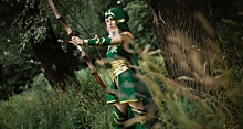Лучница из Шервудского леса — косплей на Ashe из League of Legends