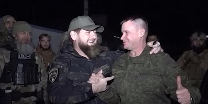 Кадыров встретился с командующим 8-й армией ЮВО, которого ранее ВСУ объявили погибшим