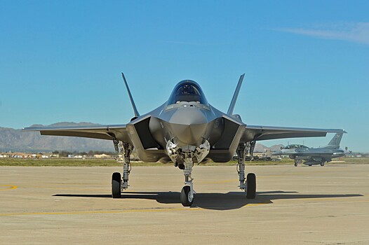 The F-35 Lightning II cruises over North Texas at 20,000 feet on Jan. 8. The F-3