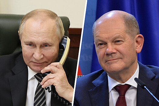 Путин впервые поговорил с новым канцлером Германии