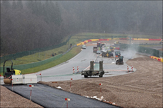 В Спа продолжается реконструкция