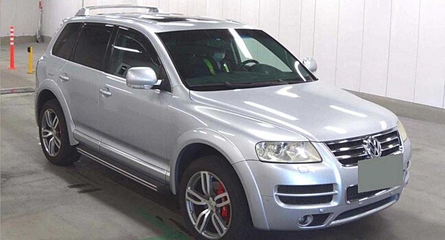 На аукционе продается уникальный VW Touareg Sport с мотором W12