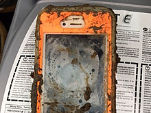 iPhone заработал после полутора лет в озере