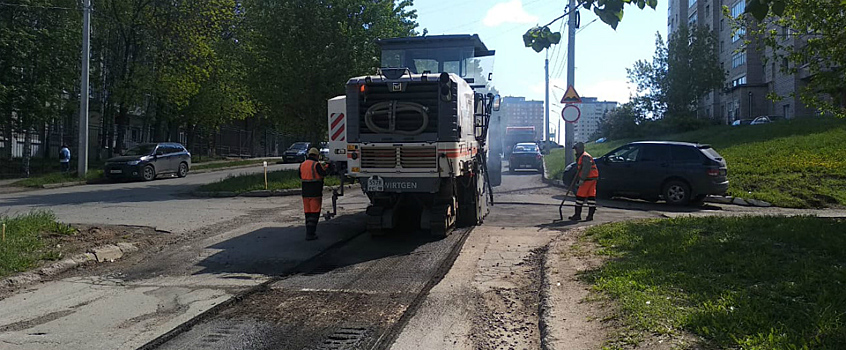 Улицу Цветочную начали ремонтировать в Ижевске