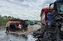 Движение на участке трассы М-7 под Нижним Новгородом в направлении Москвы восстановлено после аварии