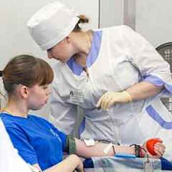 450 человек сдали кровь в рамках донорского марафона в больнице № 52