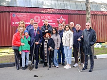 В московском НМИЦ радиологии высадили Аллею Героев ко Дню Великой Победы