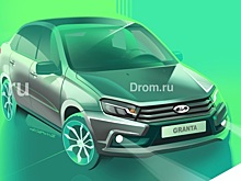 Как будет выглядеть обновлённая «Лада Гранта»