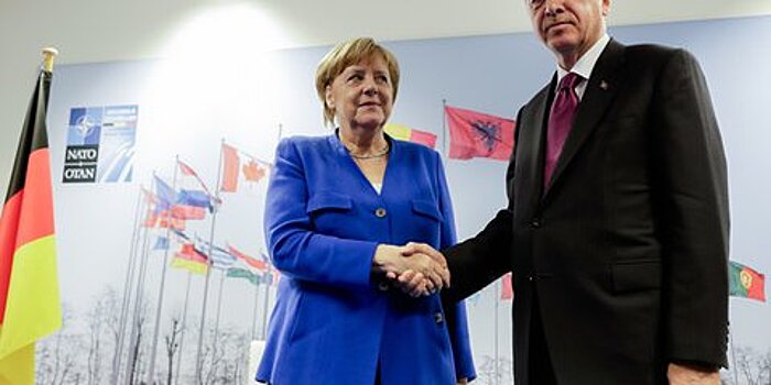 Эрдоган и Меркель провели переговоры в Брюсселе