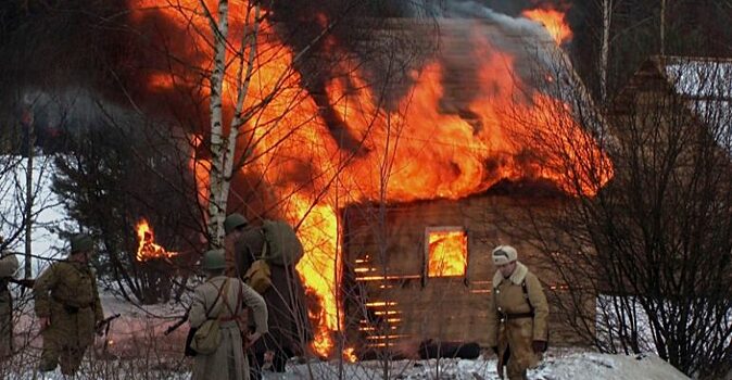 В Новгородской области реконструируют освобождение Демянска 1943 года