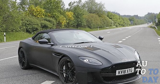 Aston Martin начал тестировать новый DBS Superleggera