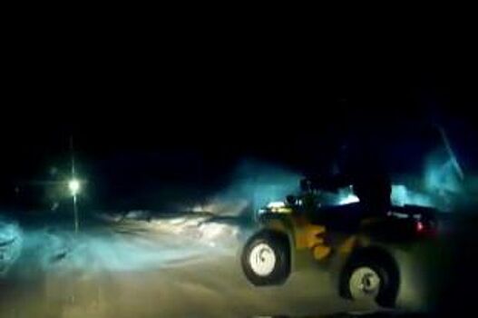 В Приангарье во время погони задержан нетрезвый водитель квадроцикла