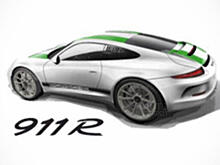 В Сеть «утекло» первое фото Porsche 911 R