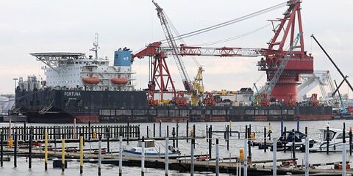 Судно "Фортуна" вышло из Висмара для работ по "Северному потоку – 2"