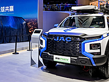 В Шанхае представили гибридную версию популярного в России пикапа JAC T9