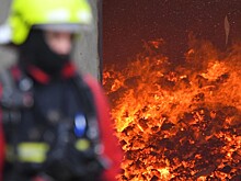 Промышленный объект загорелся под Белгородом после обстрела