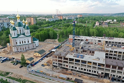 Готовность «Школы 800» в Нижнем Новгороде составляет 80%