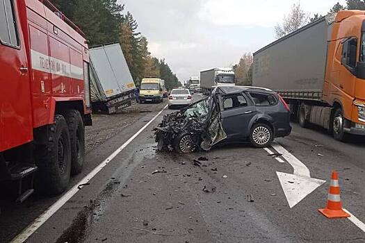 Смертельная авария произошла на трассе М-5 «Урал» в Рязанской области