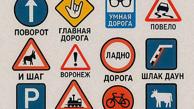 ChatGPT изобрел новые дорожные знаки