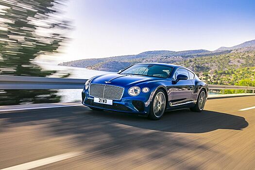 Bentley показала новый Continental GT с "шпионским" экраном-перевертышем