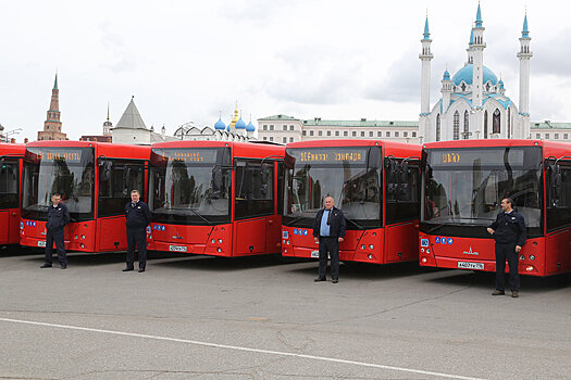 Казань закупила свыше 90 белорусских автобусов "МАЗ"