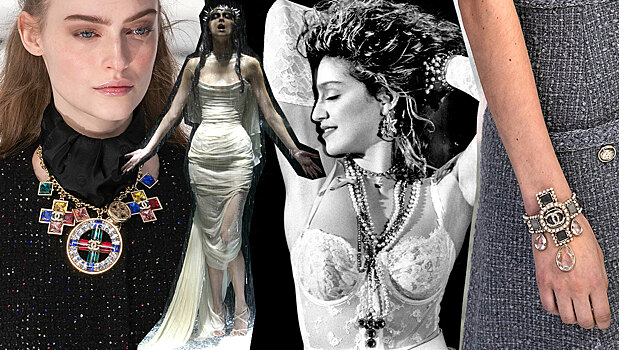 От Мадонны и Джанни Версаче до Chanel: как раньше носили кресты — и как это делать сейчас