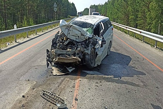 В Приамурье погиб водитель иномарки после столкновения с КамАЗом