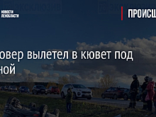 Кроссовер вылетел в кювет под Гатчиной