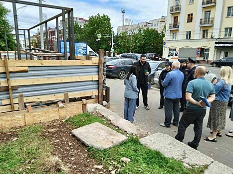 Установка киоска на Владимирской приостановлена