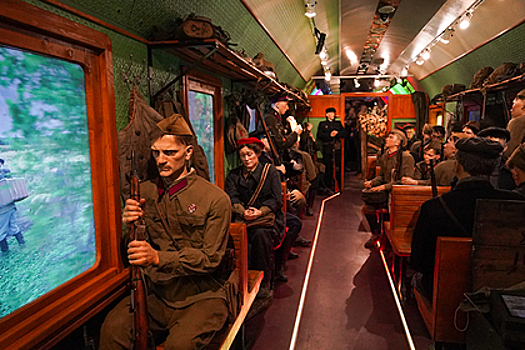 «Поезд Победы» отправится в свое первое путешествие с Белорусского вокзала