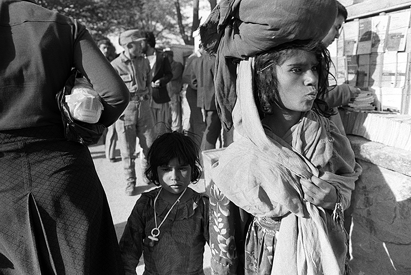 Афганские дети в Кабуле, 1980 год 