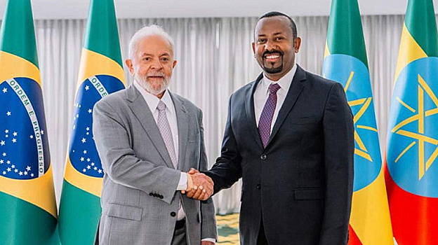 Премьер-министр Эфиопии и президент Бразилии обсудили вопросы двусторонних отношений