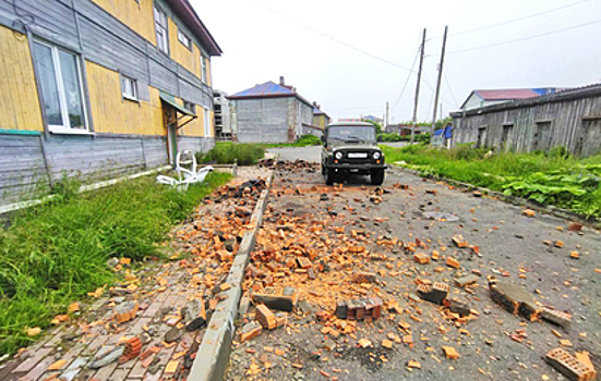 Сильное землетрясение произошло на Камчатке