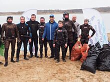 Дайверы помогли очистить от мусора водоемы Ростовской области