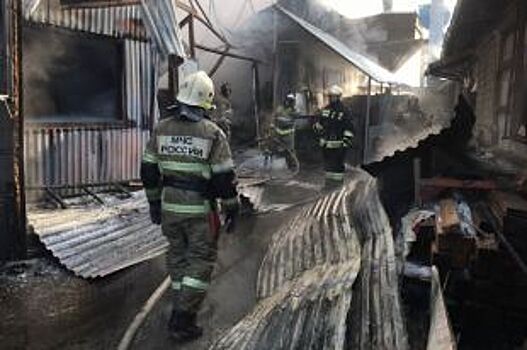 Крупный пожар произошёл 17 января в Иркутске