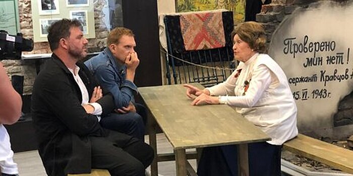 "Письма Победы": Максим Виторган и Андрей Бурковский посетили мемориал жертвам фашизма