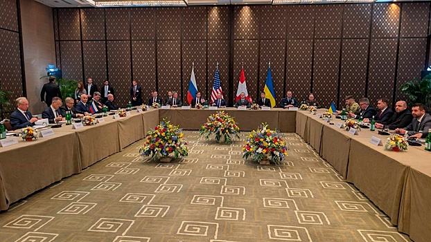 Переговоры России, США и Украины начались в Женеве