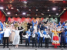 Концерт «Военные песни у кремля» прошёл в Парке Победы