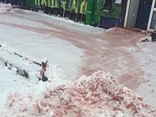 В Ярославле предприниматель покрасил плитку краской вместо её замены